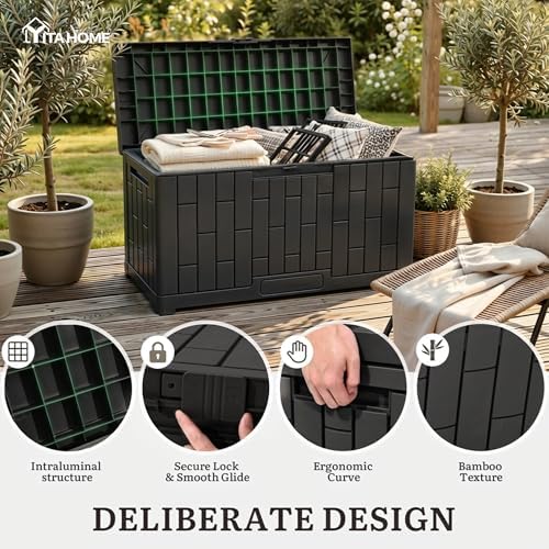 YITAHOME 60 Gallon Outdoor Storage Box