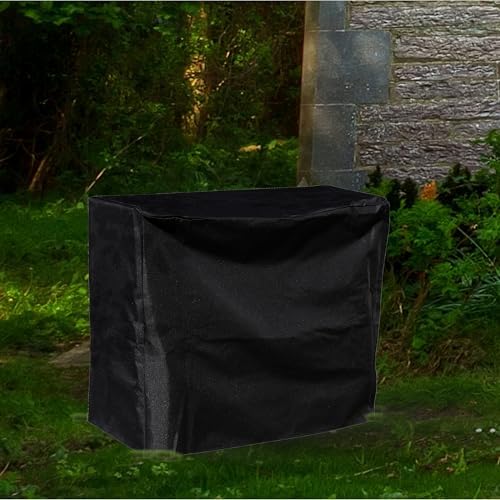Sunnydaze 2-Foot Firewood Log Rack Cover, Black