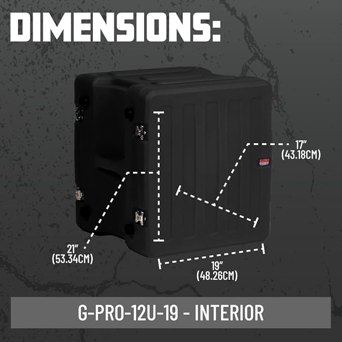 Gator Cases Pro Series 12U Rack Case