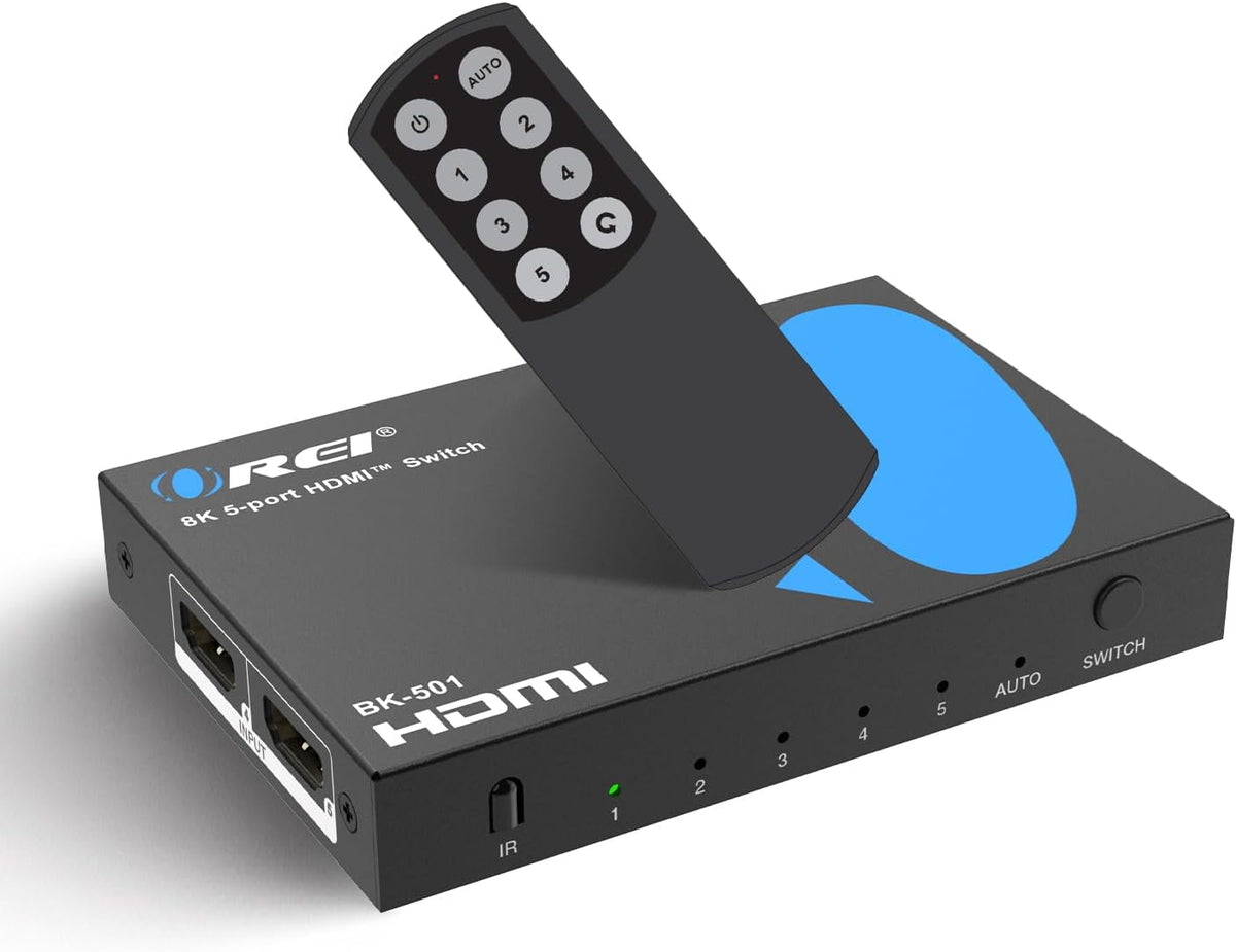 OREI 8K HDMI Switch 5 in 1 Out – HDMI Switch