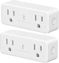 THIRDREALITY Smart Dual Plug 2 Pack, Zigbee 2-in-1 Smart Outlet