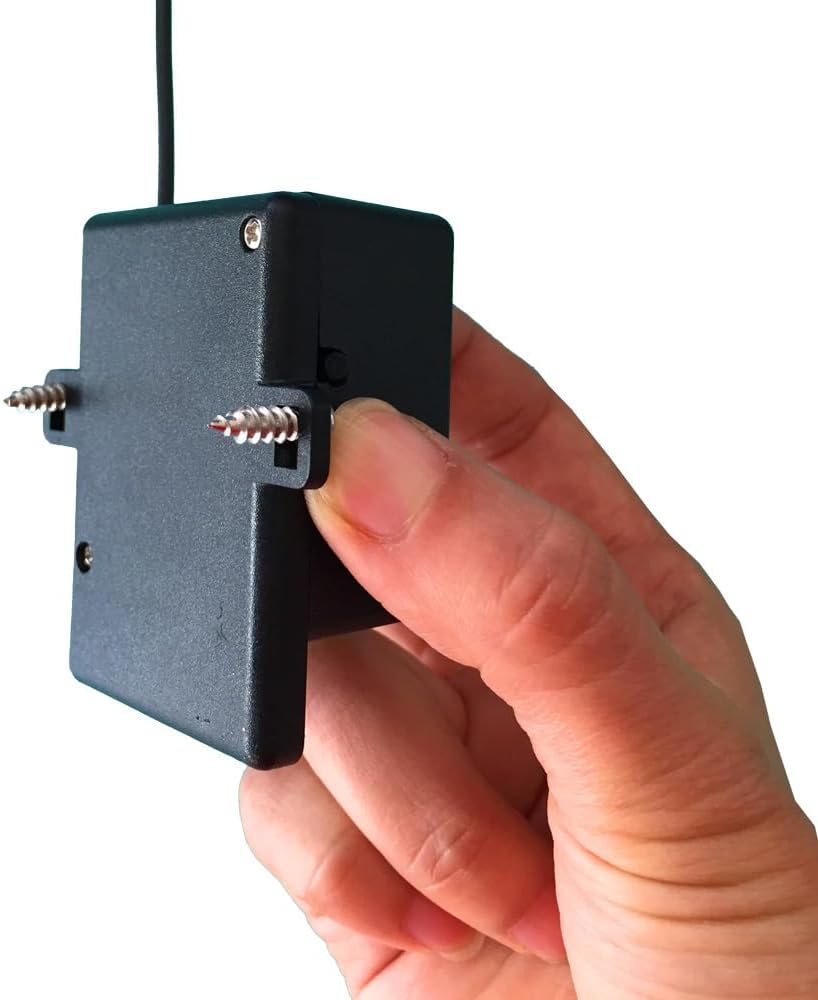 visionis 315 mhz wireless receiver with 4 remotes, side view