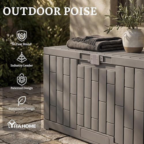 YITAHOME 60 Gallon Outdoor Storage Box