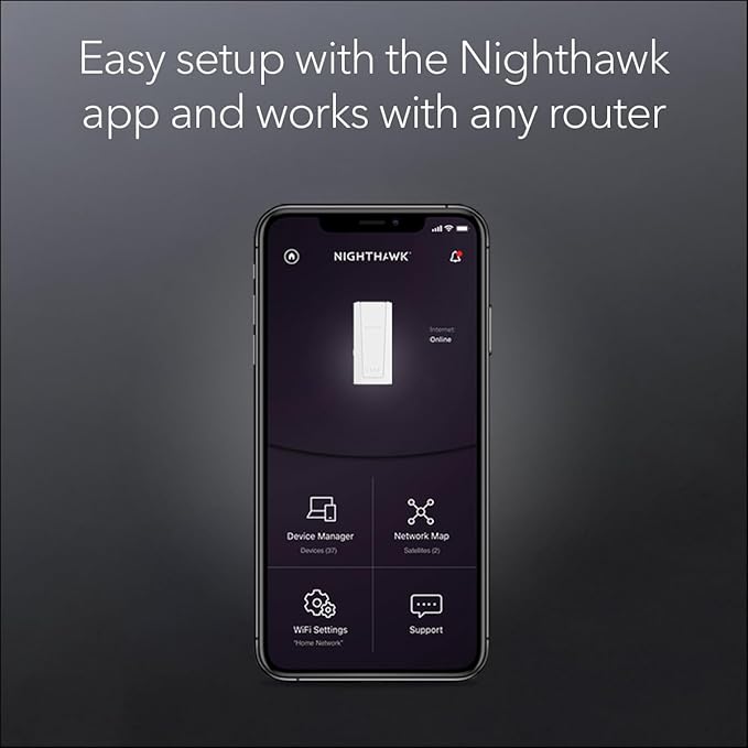 NETGEAR WiFi 7 Range Extender – BE5000 Dual-Band Wireless Signal Booster &