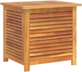 vidaXL Garden Storage Box Natural Wood Solid Acacia Wood, 100% PE (Bag)
