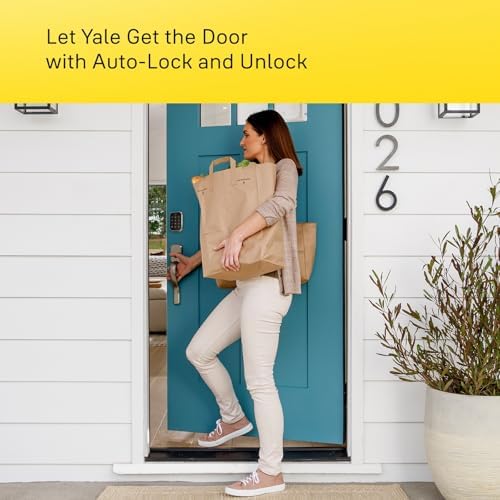 Yale Extended Range WiFi Smart Lock Deadbolt, Satin Nickel