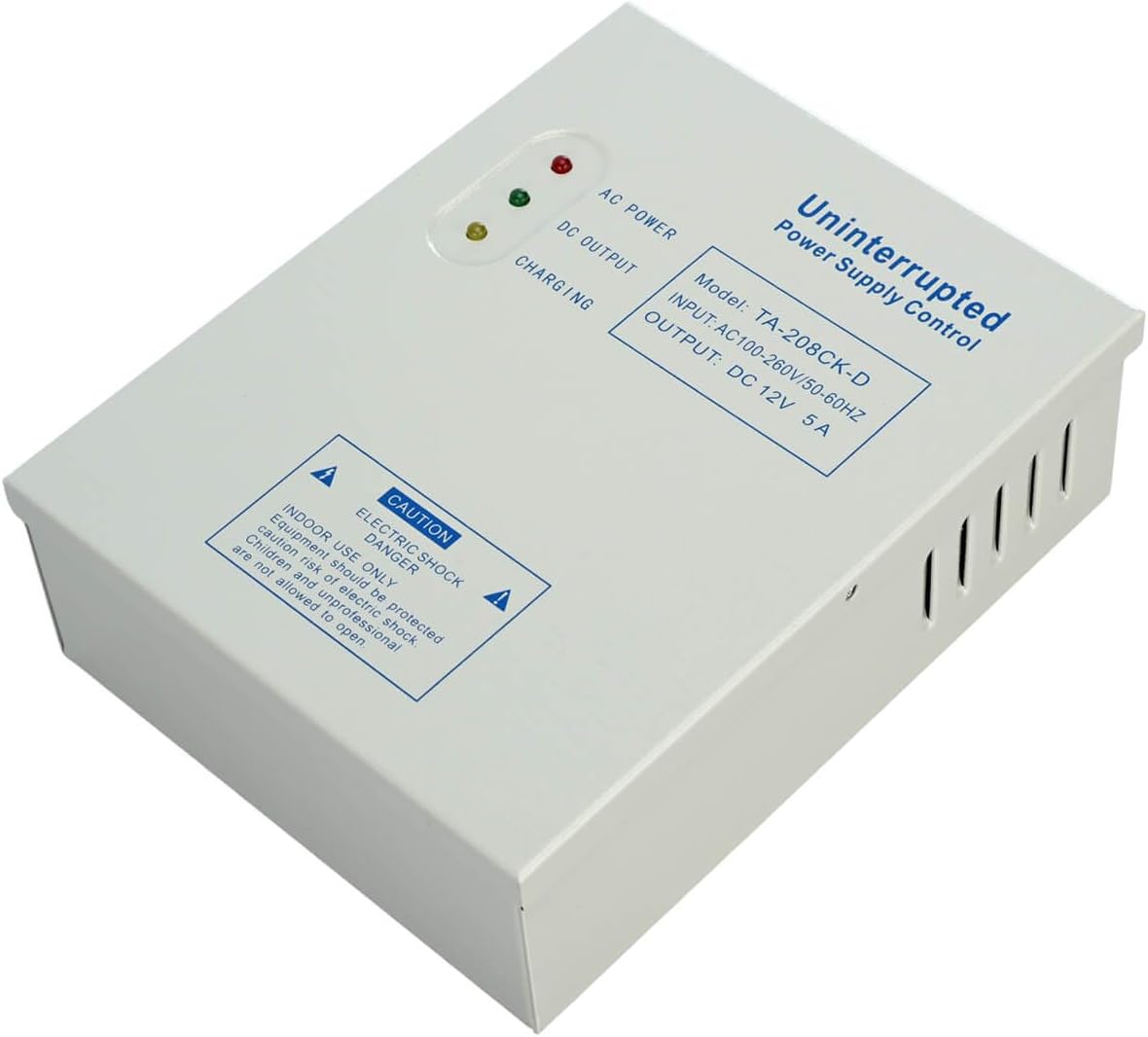 Power Supply Controller for Door Access System Electric Lock Intercom Camera Input 110V-240V AC to Output 12V DC 5A
