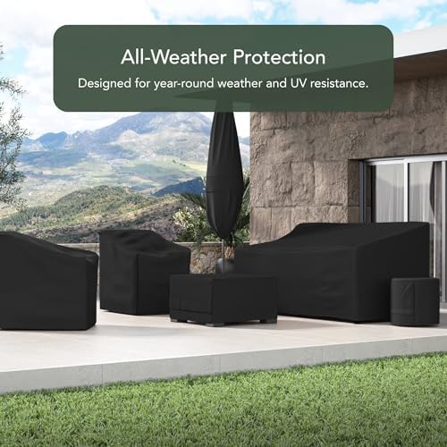 Covermates Ultima Deck Box Cover, Polyester, 26Wx26Dx25H, Ripstop Black