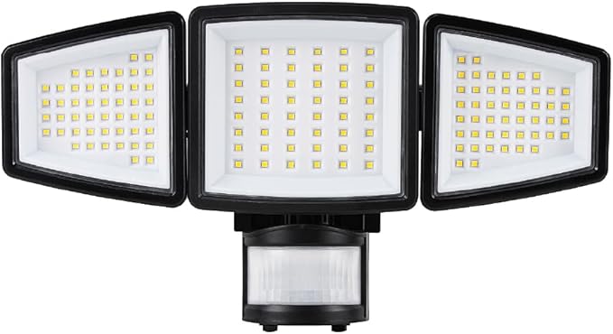 Sylvania Motion Sensor Solar Security Light, Solar Panel, 1800 LMS, Wet Rated