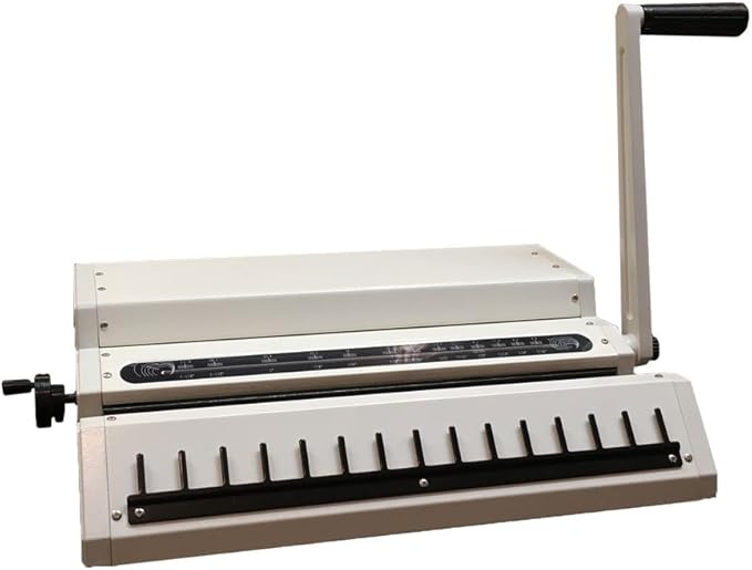 TruBind Manual Wire Binding Machine | 22 Sheet Punch Capacity | Bind up to 120
