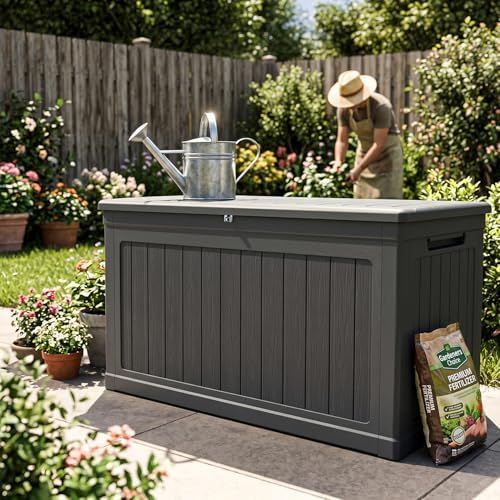 270 Gallons Outdoor Storage Deck Box