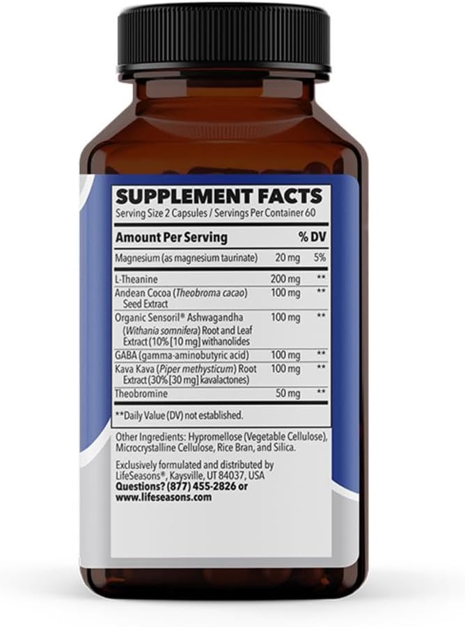 Anxie-T - Stress Relief Supplement - Supports Mood & Mental Focus - Feel Calm