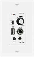 Herdio in Wall Audio Control Amplifier Receiver 2 Channel Wall Plate