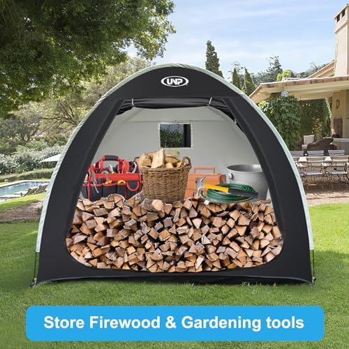 UNP Bike Storage Shed Tent, Waterproof Bike Storage Tent for 1/2/3/4 Bikes