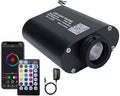 AZIMOM 16W Car Use Sound Activated Fiber Optic Light Box Engine Music Sensor