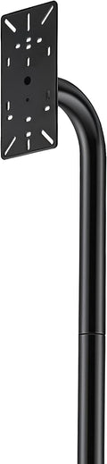 CO-Z Keypad Mounting Post, 24.4 to 66 in Adjustable Height Gooseneck Pedestal Post Bracket, Heavy-Duty Outdoor Mount Stand for,for Swing and Sliding Gate Openers Wired & Wireless Keypad, Round