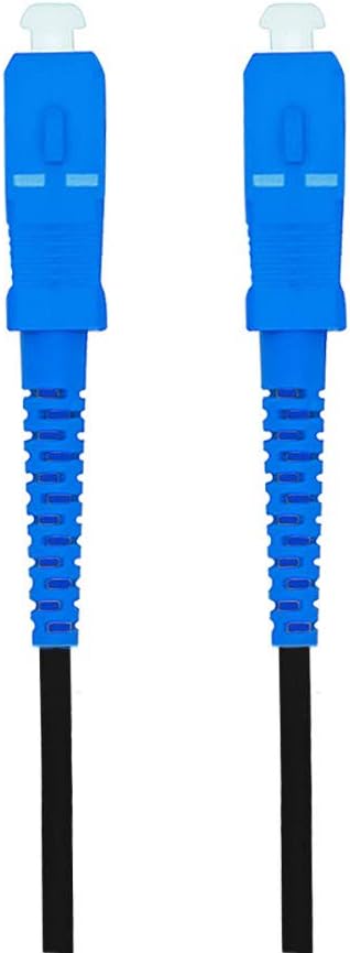 Jeirdus 50M SC to SC Outdoor Armored Simplex 9/125 SM Fiber Optic Cable Jumper