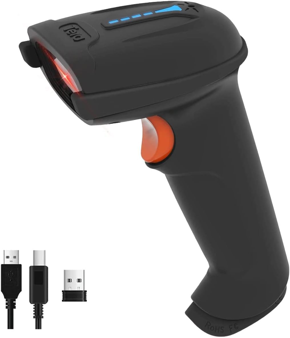 Tera Pro 1D Wireless Barcode Scanner 3 in 1 Bluetooth & 2.4G Wireless & USB