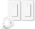 Remote Switch Outlet, Wireless On/Off Light Switches Wall Mounted, TUV List