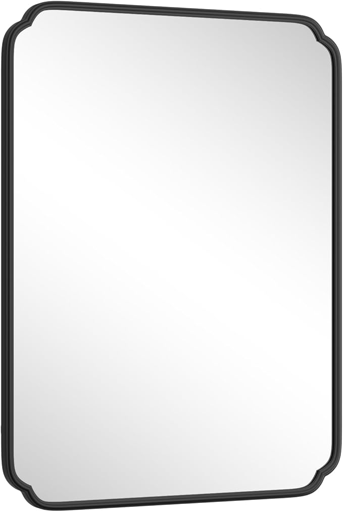 36 x 48 Inch Black Bathroom Vanity Mirror