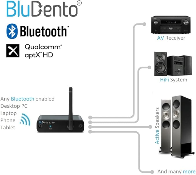 BLT-HD LDAC/aptX HD Bluetooth 5.1 Hi-Fi Receiver