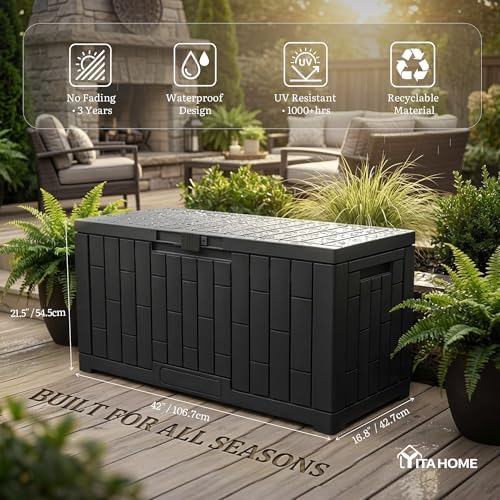 YITAHOME 60 Gallon Outdoor Storage Box