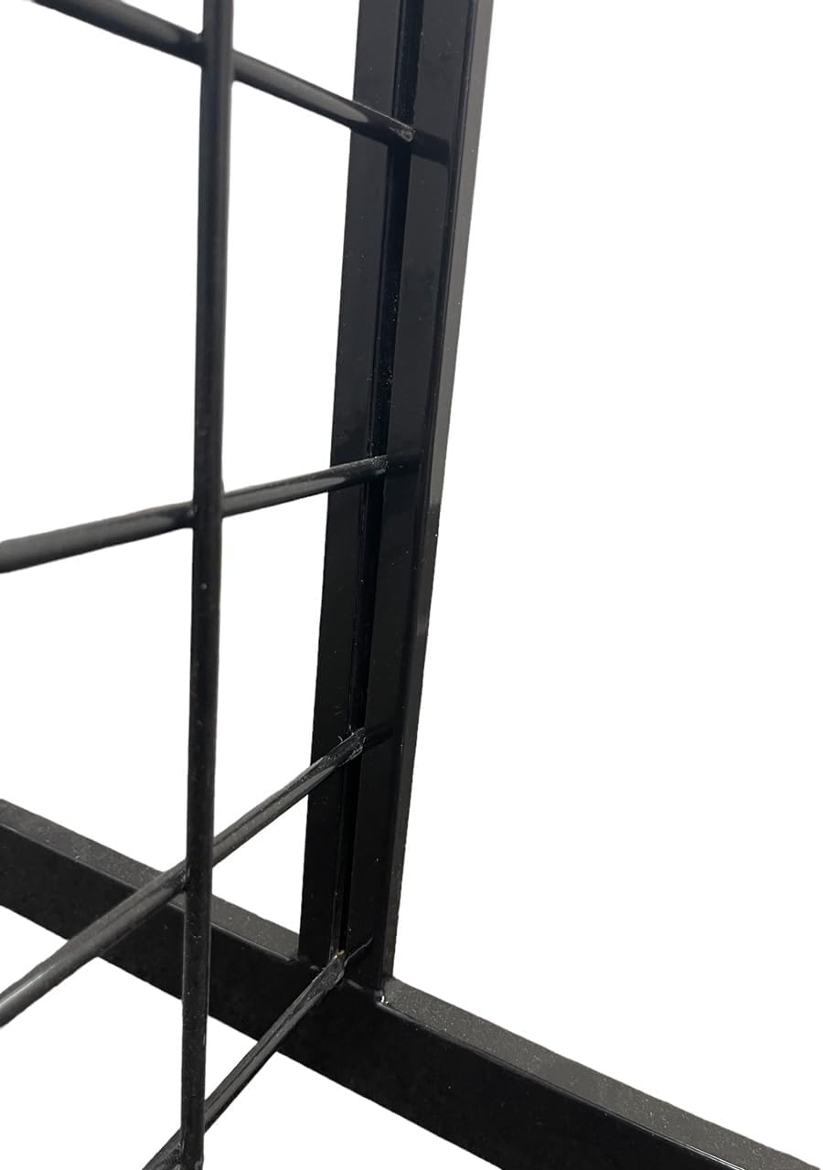 Only Hangers Heavy Duty 2' x 5.5' Gridwall Art Display Panel with EZ Slide-On Grid Legs - No Hardware or Tools Required - No Screws, Nuts, or Washers. (Set of 1)