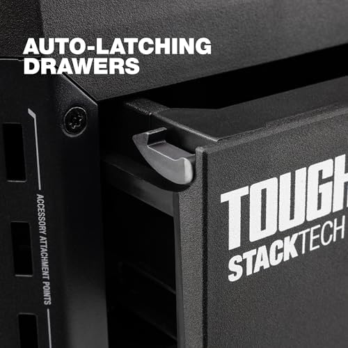 ToughBuilt StackTech XL 3 Drawer Tool Box, Stackable Storage, TB-B1-D-70-3