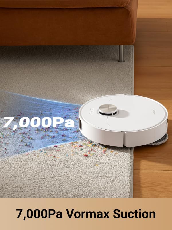 DREAME L10s Pro Ultra Heat Robot Vacuum and Mop Combo, Mop Extend, 7000Pa