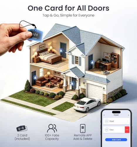 Veise VE027 WiFi Smart Lock Fingerprint Keyless Entry Deadbolt Matte Black