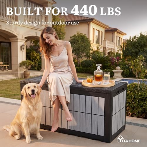 YITAHOME 134 Gallon Large Deck Box