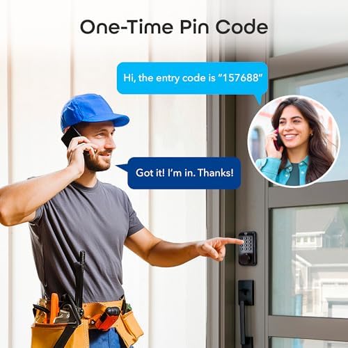 Geeni Keyless Entry Smart Deadbolt Lock with Keypad, Auto Lock, 2 Keys