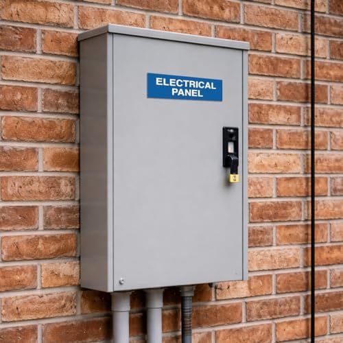 all quality basic electrical panel sign (10 pack), view 9
