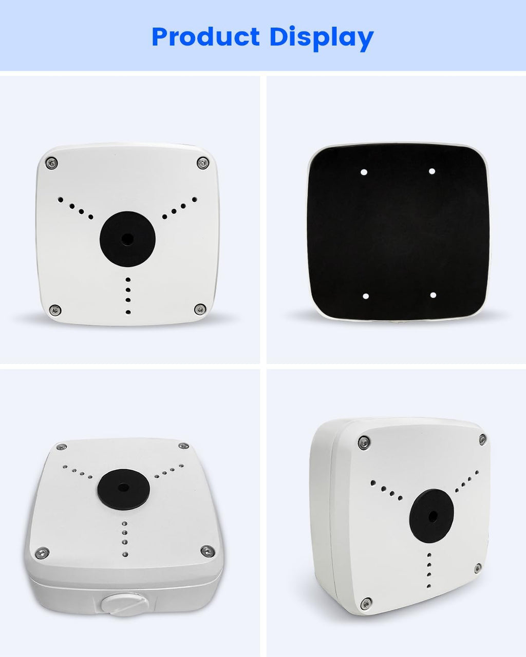 ku-pfa122 metal security camera junction box fits dah, view 10