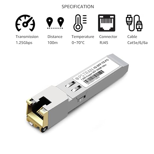 OPSTRAN 1000BASE-T SFP RJ45 Copper Transceiver Module Compatible (10 Pack)