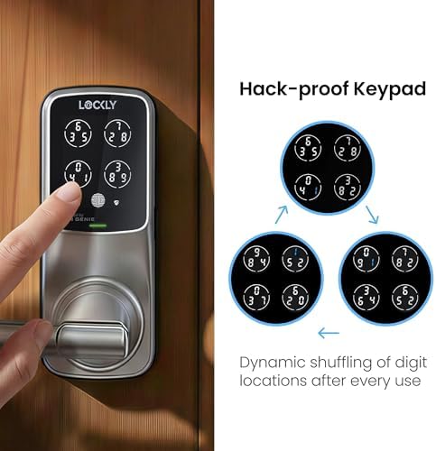 Lockly Secure Pro Wi-Fi Smart Lock with Handle