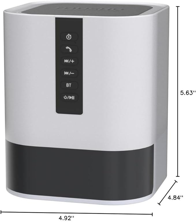 Hetyre Night Light Bluetooth Speaker, 5 in 1 Touch Control Bedside Lamp