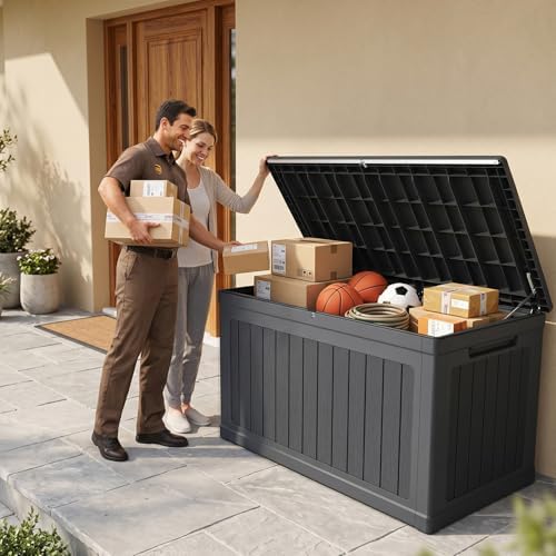 270 Gallons Outdoor Storage Deck Box