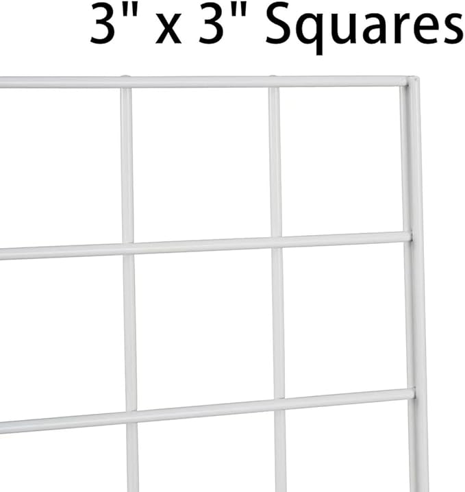 NeeSeeYee Commercial Grade Gridwall Panels – Heavy Duty Grid Panel