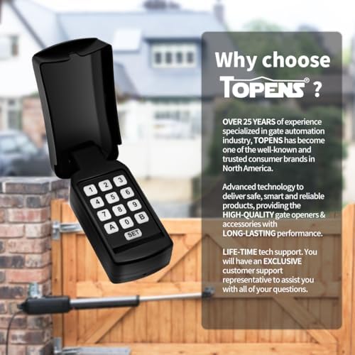 TOPENS TC188 Universal Wireless Wired Keypad