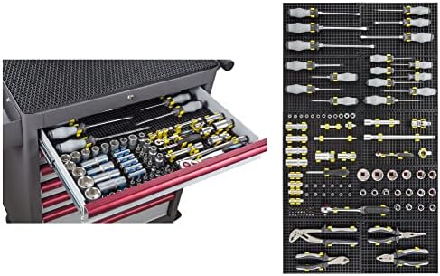 Free Zone 68-Piece Large Pegboard Socket Tools Organizer Set