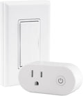 RunLessWire Wall Plug Bluetooth Battery-Free Wireless Light Switch Kit 30ft BLE