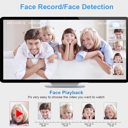 expandable 8ch mini nvr & security cameras system-2pcs showing dimensions