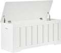 VANKILEY 43.3" Storage Chest Extra Large, Storage Bench.(White)