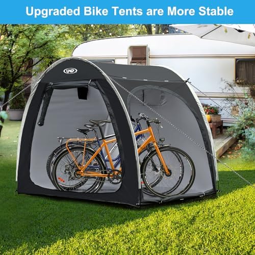 UNP Bike Storage Shed Tent, Waterproof Bike Storage Tent for 1/2/3/4 Bikes