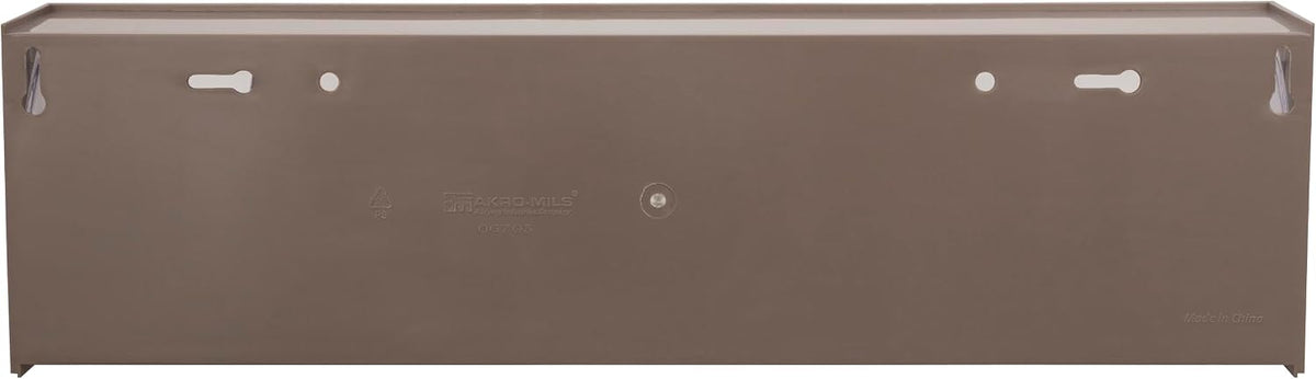 akro-mils tiltview plastic storage cabinet with 5 tilt, side view