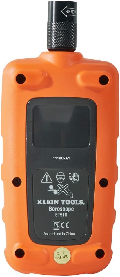 klein tools et510 borescope showing dimensions