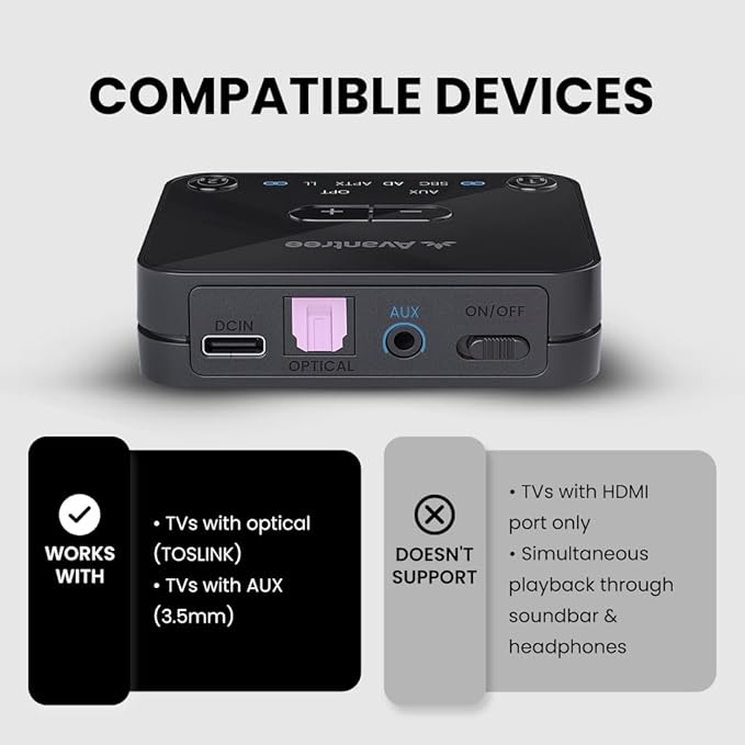 Avantree Audikast 3 – Bluetooth 5.3 Transmitter