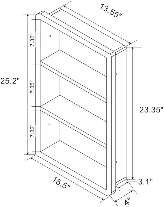 Recessed Medicine Cabinet No Mirror