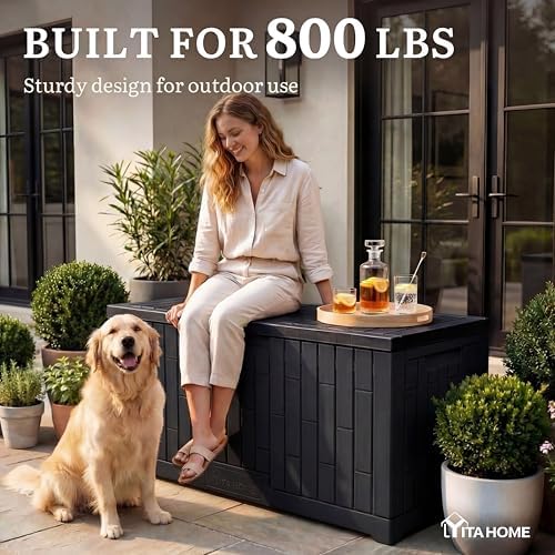 YITAHOME 120 Gallon Large Deck Box